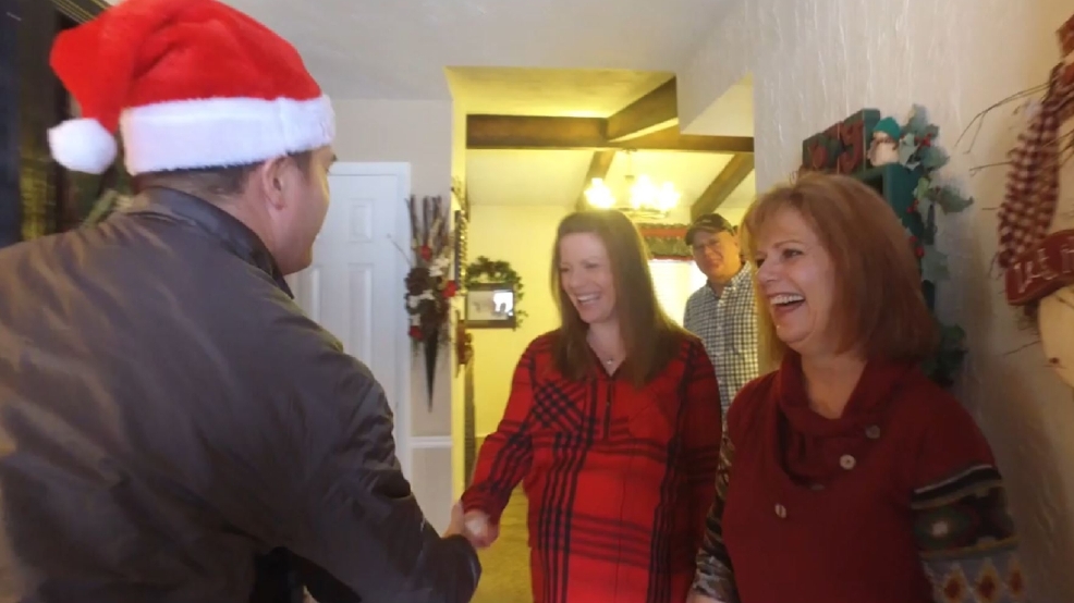 WATCH Secret Santa in Southern Idaho surprises widowed young pregnant