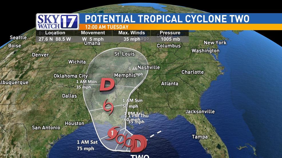 Tropical Storm Barry expected to land as hurricane, Tennessee could see