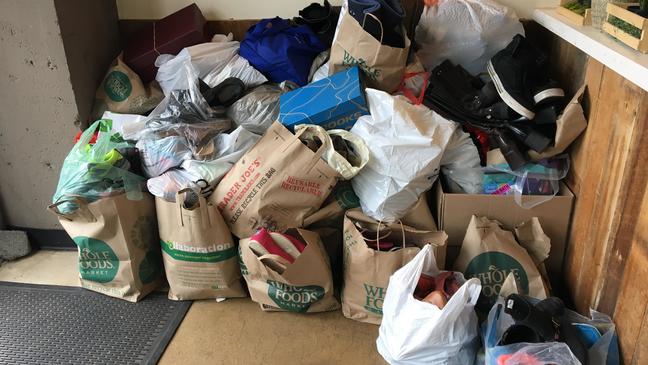 Memorial of 7,000 shoes placed near US Capitol for children killed in school shootings