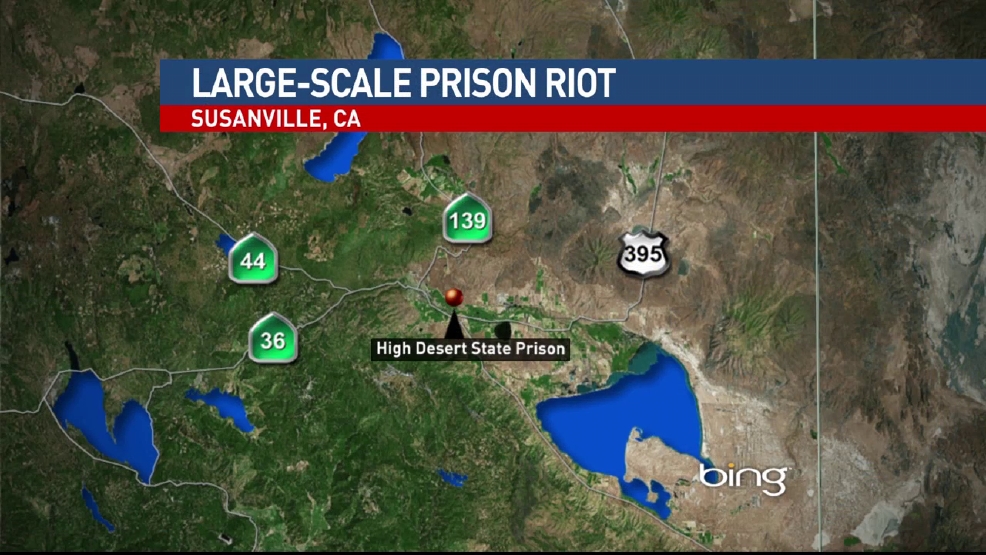 Riot at Susanville prison sends five inmates to hospitals KRNV