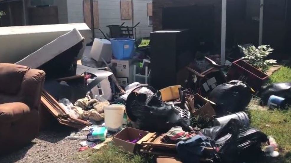 Trash pile in front of home draws anger, concern of neighbors KFDM