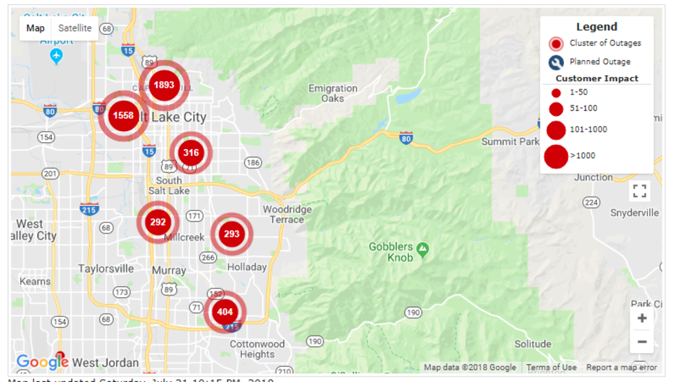 Power Outage In Salt Lake City Impacts Nearly 5 000 Kmyu