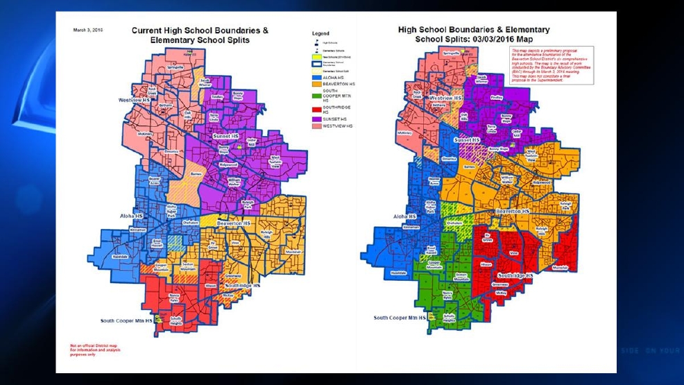 Beaverton School Dist Reveals Plans For New District Boundaries KATU Beaverton School Dist Reveals Plans For New District Boundaries KATU