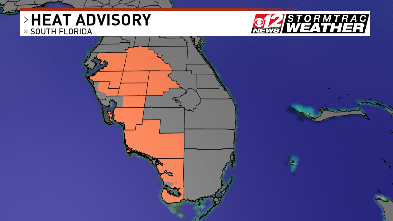 Heat advisory in effect for Wednesday WTVX