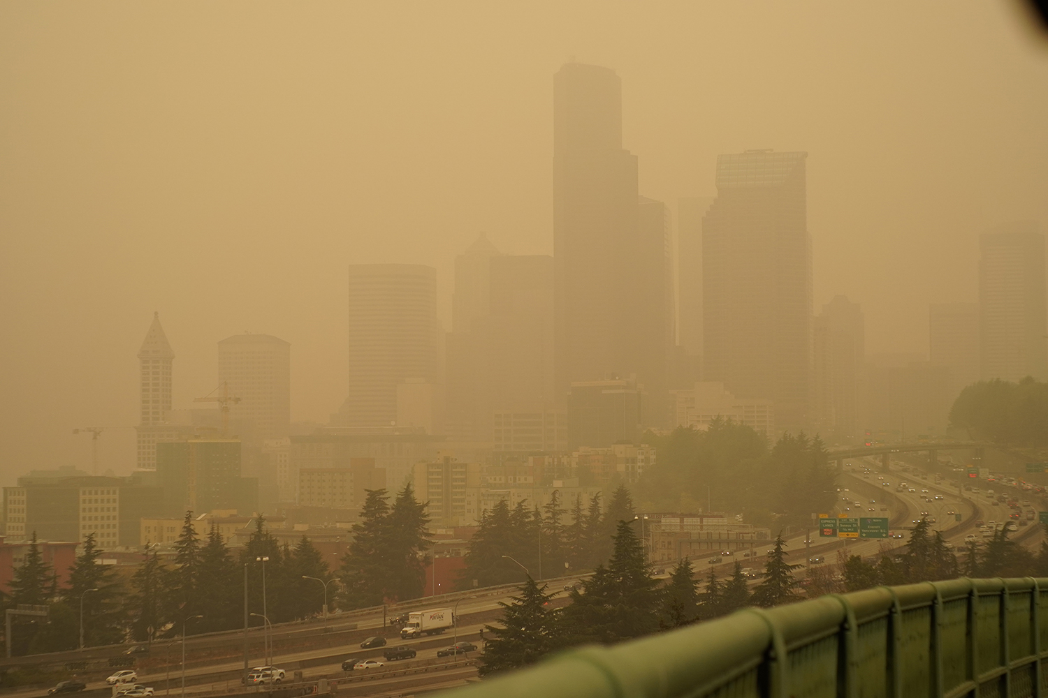 Photos Surreal scenes from Seattle as smoke douses city Seattle Refined
