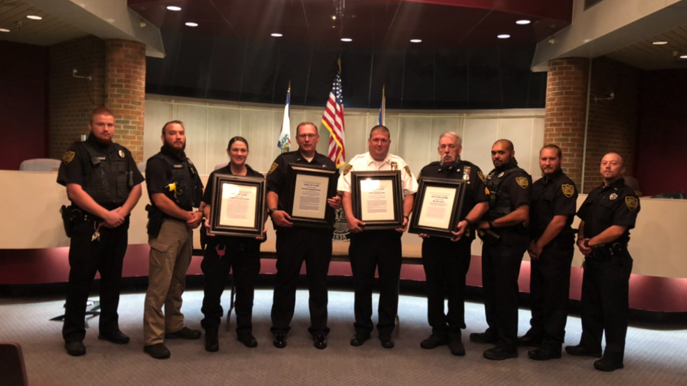 New Martinsville Police officers recognized for courageous acts WTOV