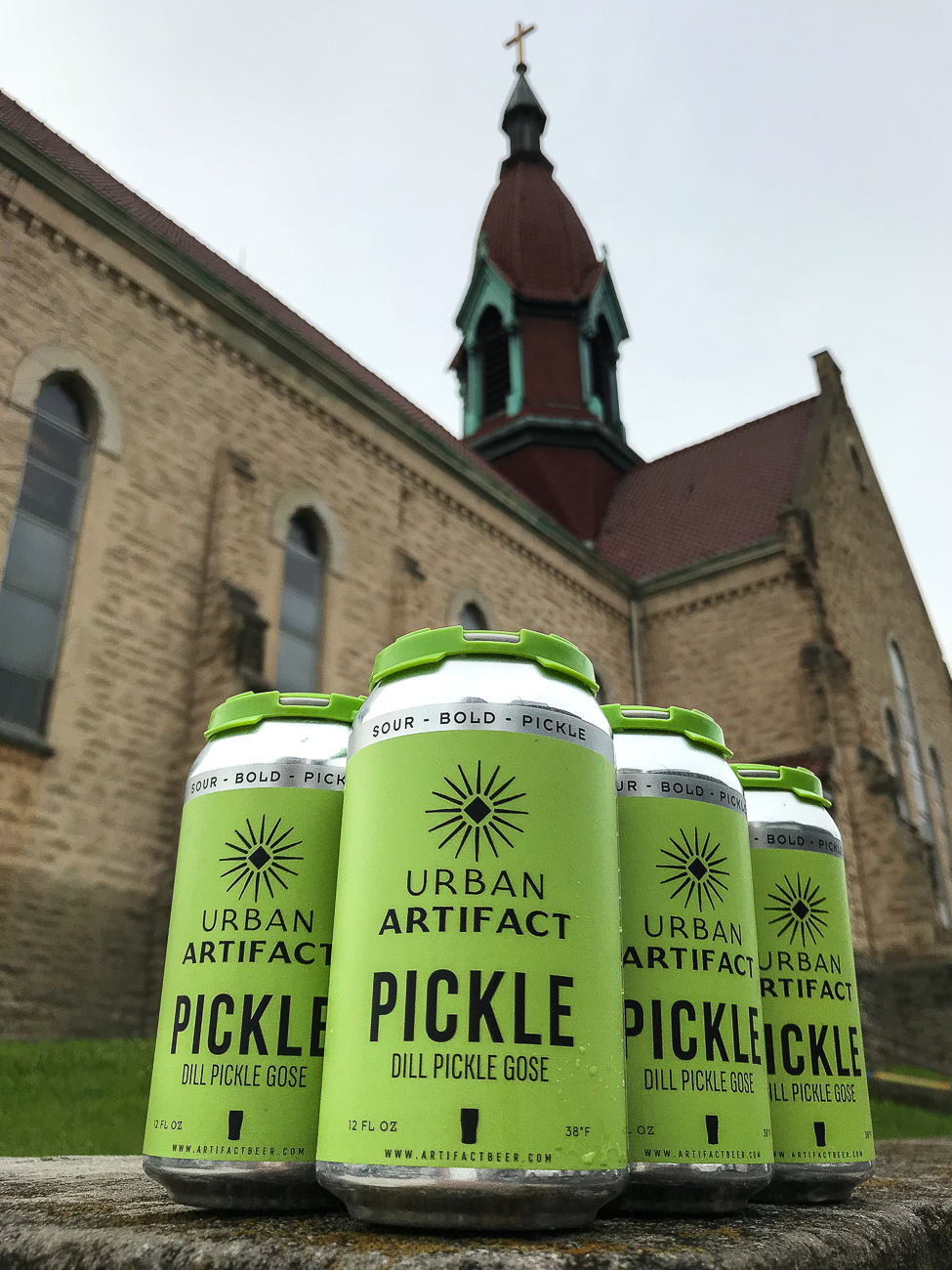 Urban Artifact Hosted A PickleEating Contest To Kickoff The Release Of Its ‘Pickle’ Beer