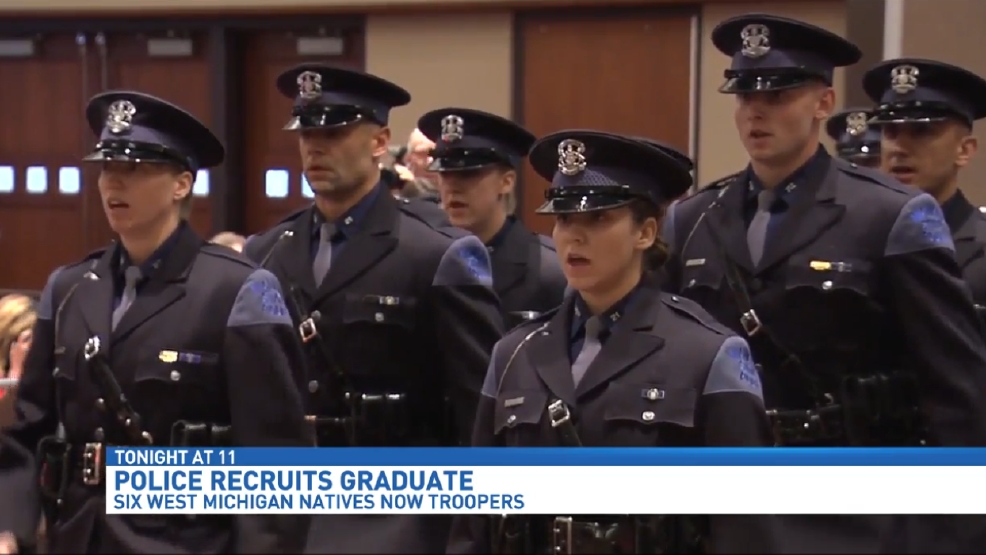 47 Michigan State Police recruits graduate at ceremony in Lansing WWMT