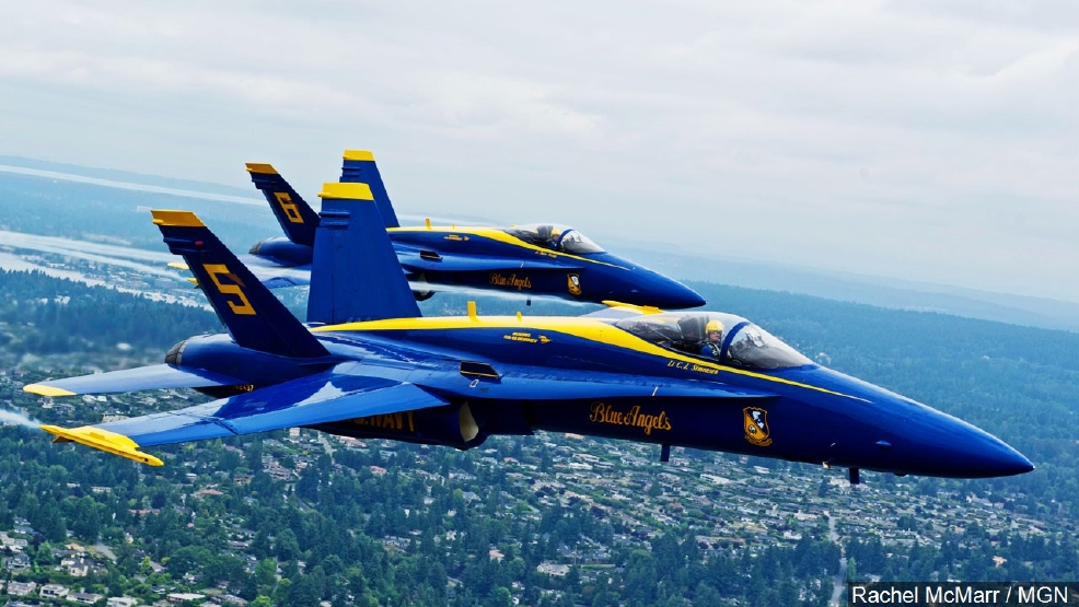Blue Angel crashes during air show practice WEAR