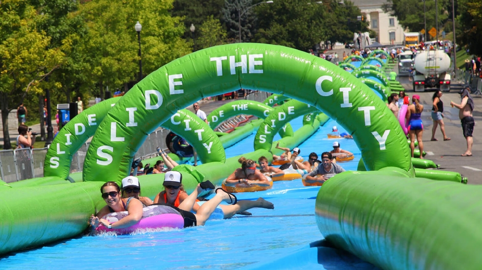 Reno readying for massive water slide event on Saturday KRNV