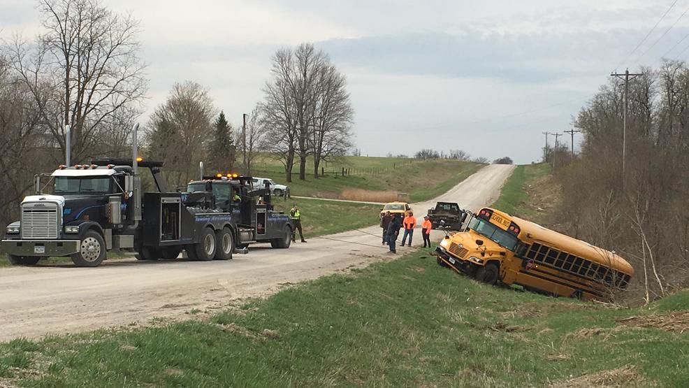 UPDATE Minor injuries reported in school bus crash near Centerville KTVO