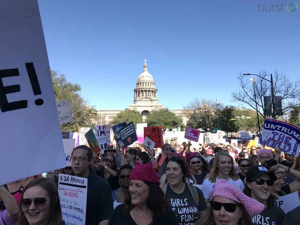 SLIDESHOW Women's March on Austin KEYE