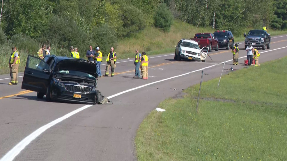 State Police Headon crash in Oswego Co. sends six to the hospital WSTM