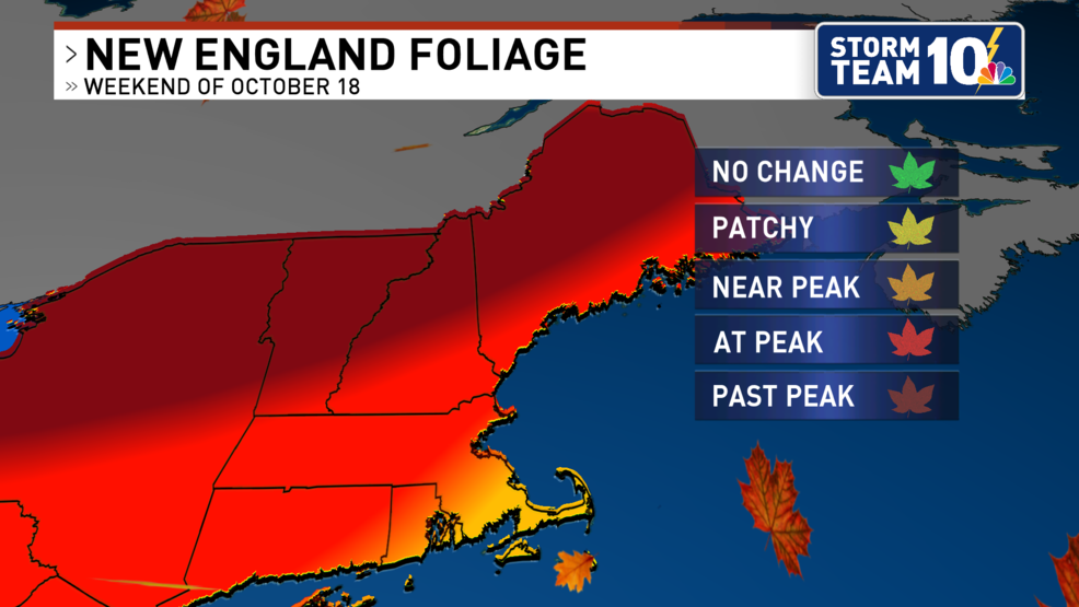 Fall color nearing peak in Southern New England WJAR