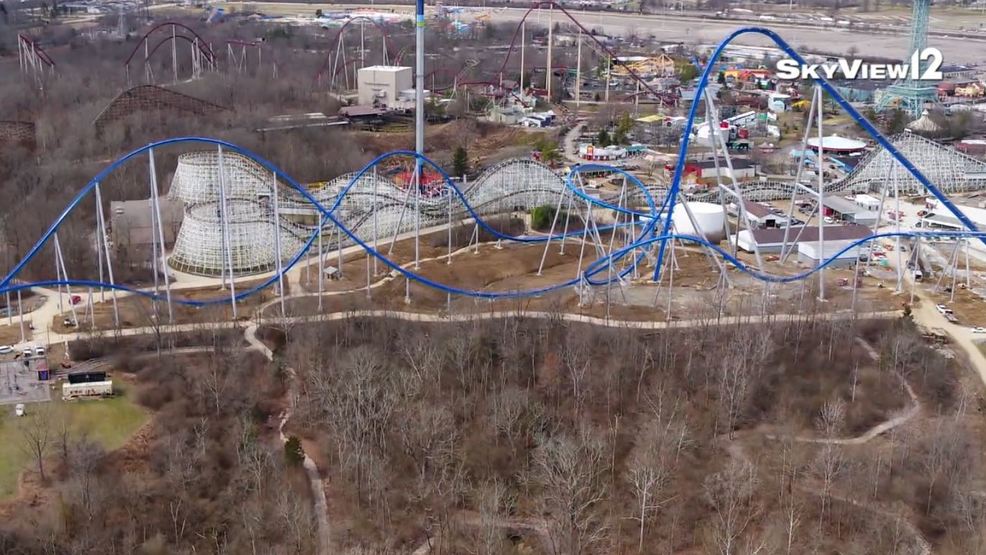 Drone video Kings Island's Orion WKRC