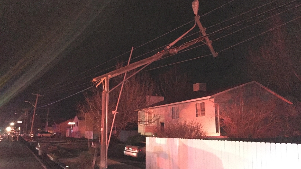 Truck brings down power lines, houses catch fire, leaving more than