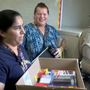 Las Vegas police donate school supplies to teachers at Sunrise Acres Elementary 