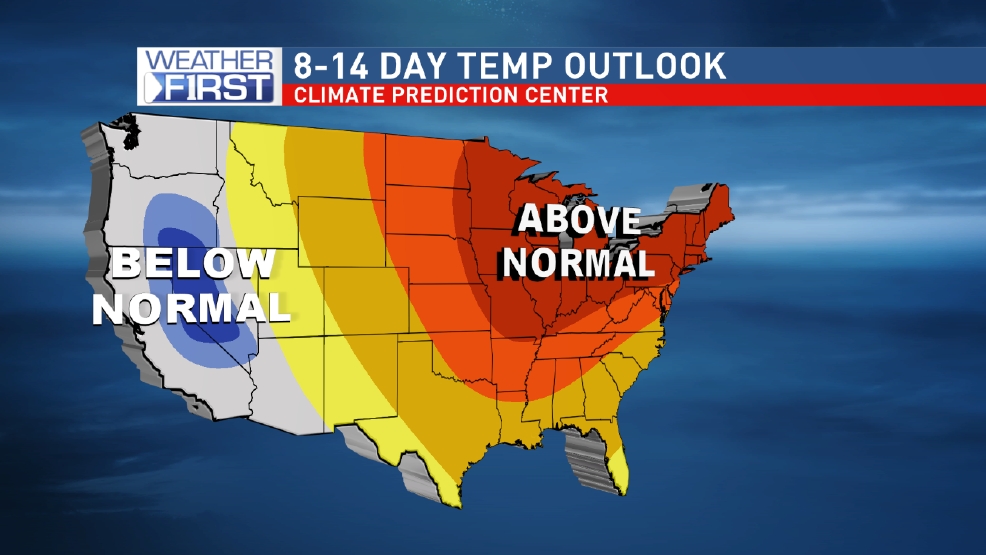 Above average temperatures likely next two weeks | KGAN