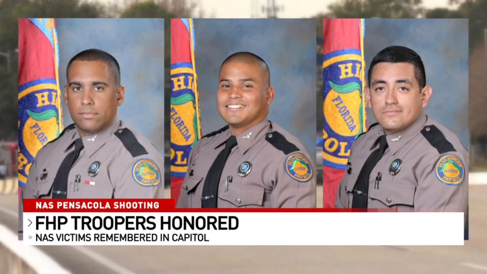 Fhp Troopers Who Responded To Nas Pensacola Shooting Among Those Honored At State Capitol Wear