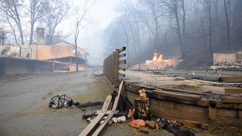 Dollywood No damage to theme park; many cabins destroyed WLOS