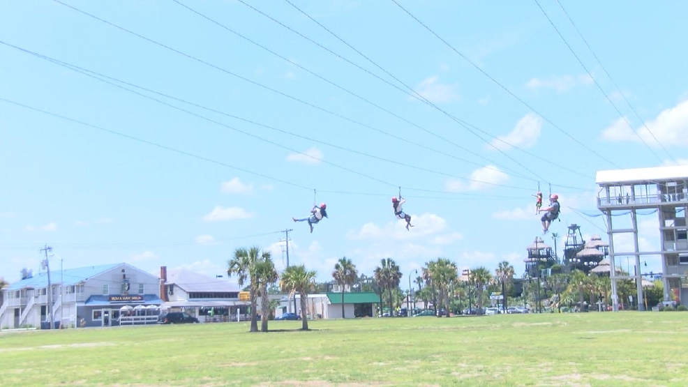 Downtown Myrtle Beach Zipline Course Looking To Expand Wpde Downtown Myrtle Beach Zipline Course Looking To Expand