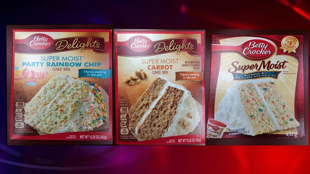 RECALL 3 Betty Crocker cake mix flavors KHQA